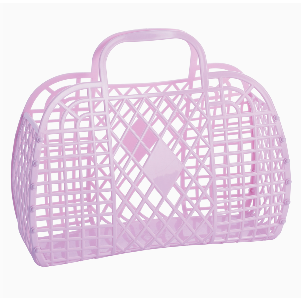 Retro Basket Jelly Bag - Large Lilac