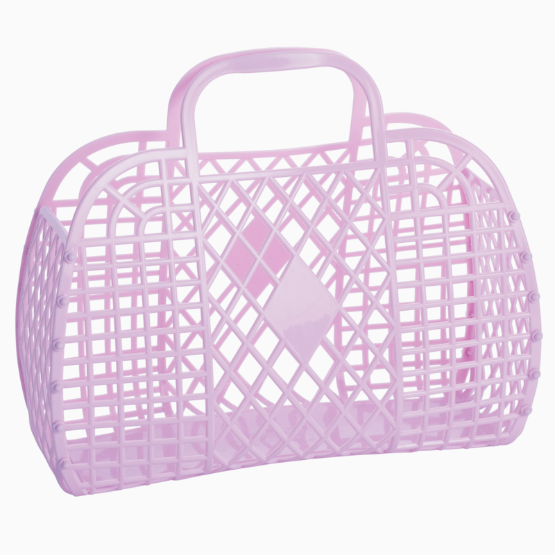 Retro Basket Jelly Bag - Large Lilac