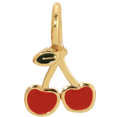 Gold Cherry Charm