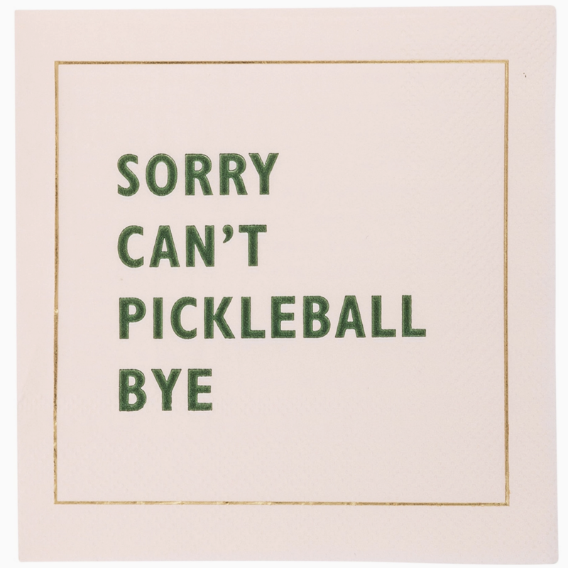 Pickleball Sayings Napkin Set