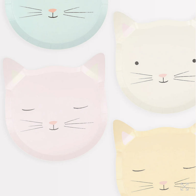 Cute Kitten Plates