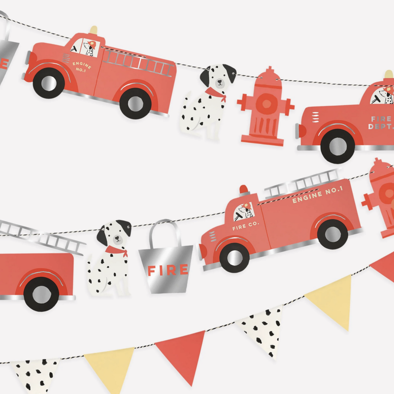 Fire Truck Garland