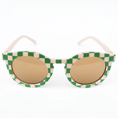 Retro Blush & Green Kids Sunglasses