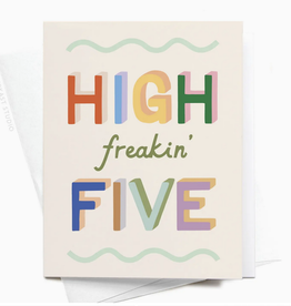 High Freakin' Five Card