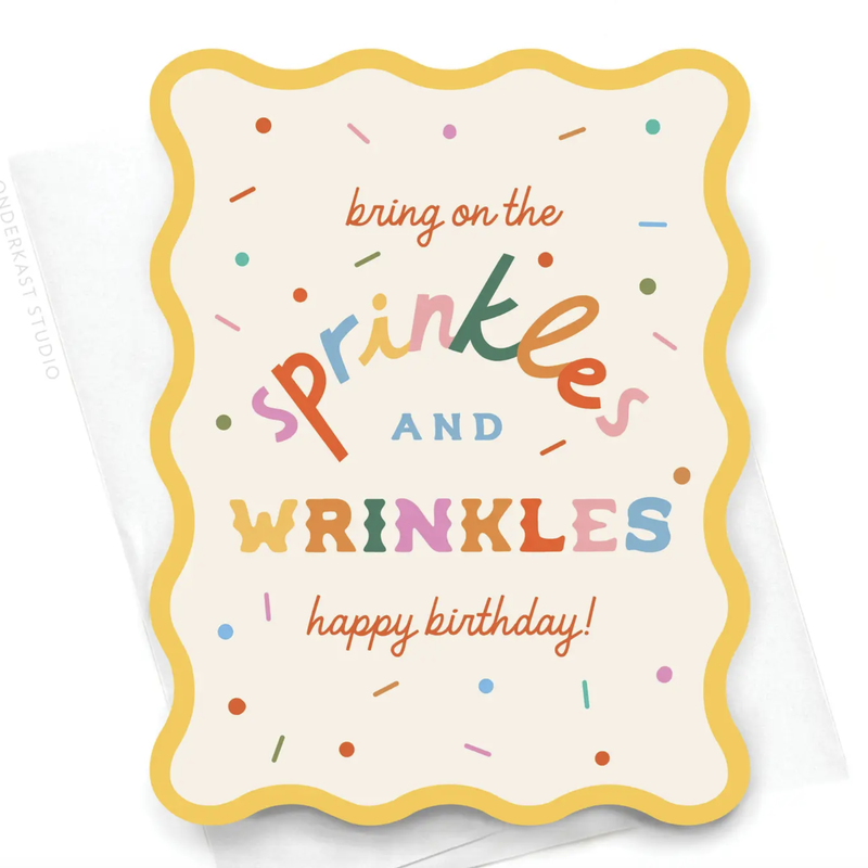 Sprinkles & Wrinkles Birthday Card