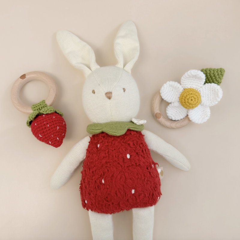 Bailey Bunny Strawberry Plushie