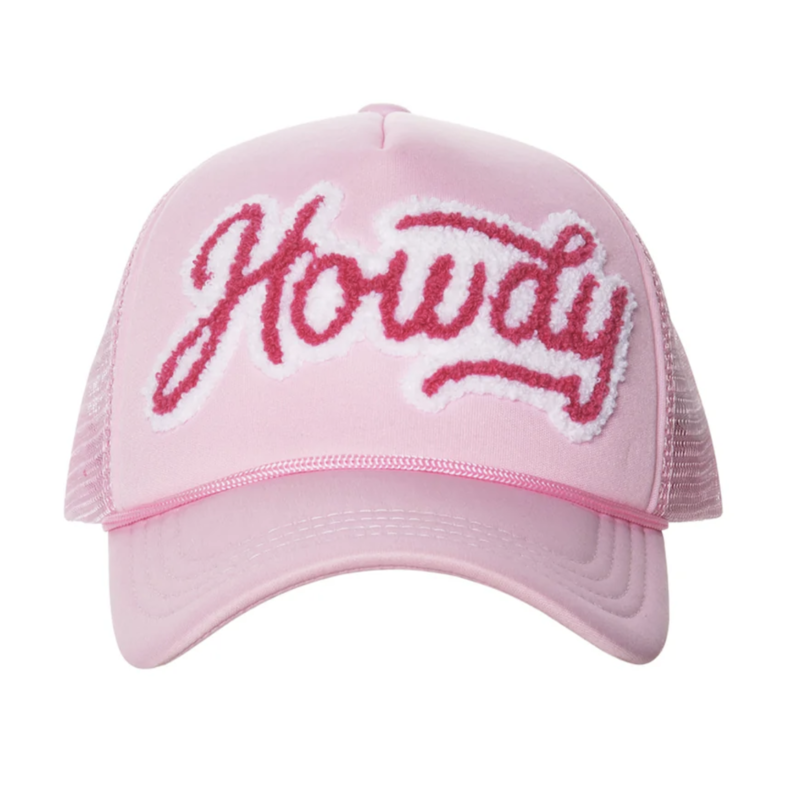 Chenille Howdy Trucker Hat