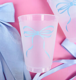 Blue Bow Cups (set of 6)