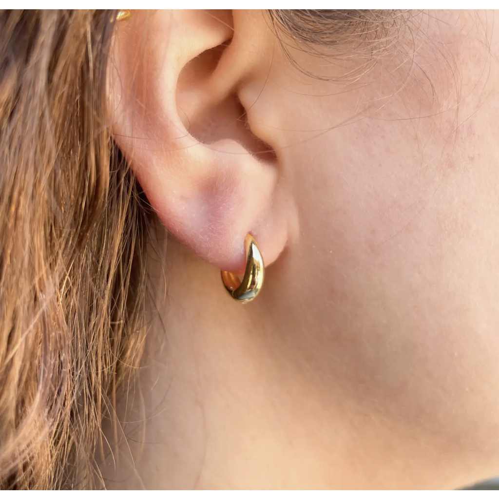 Piper Gold Huggie Earring