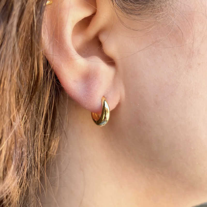 Piper Gold Huggie Earring