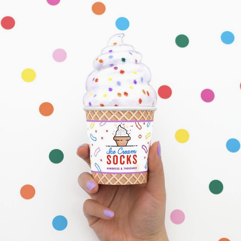 Ice Cream Socks Hundreds & Thousands