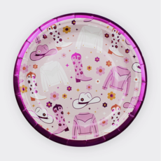 Daisy Cowgirl Vibes Appetizer Paper Plate