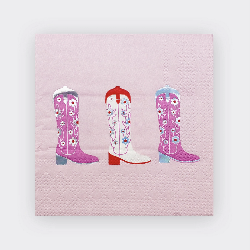 Daisy Cowgirl Vibes Beverage Paper Napkin