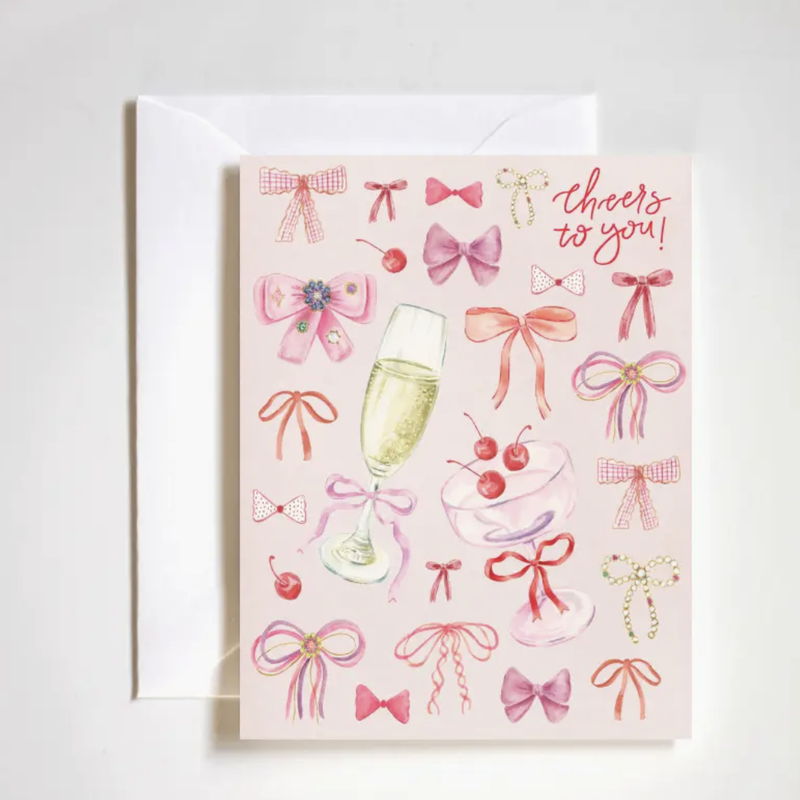 Coquette Cheers To You Card