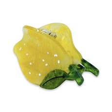 Midi Lemon Hair Claw Clip