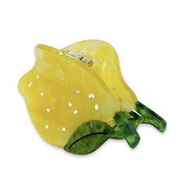 Midi Lemon Hair Claw Clip