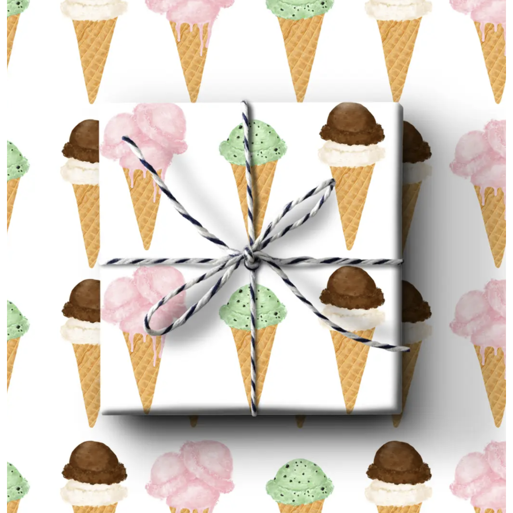 Ice Cream Cones Wrap Roll
