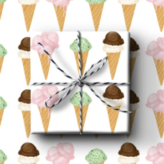 Ice Cream Cones Wrap Roll