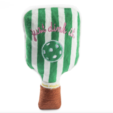 Green Stripe Pickleball Paddle Dog Toy