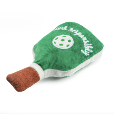 Green Stripe Pickleball Paddle Dog Toy