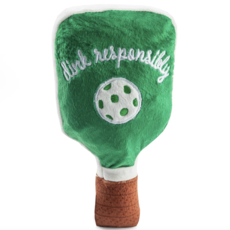 Green Stripe Pickleball Paddle Dog Toy