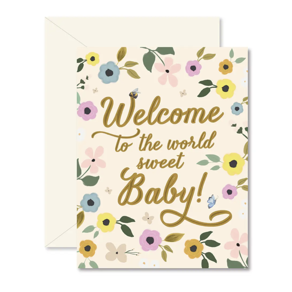 Welcome Sweet Baby Card