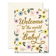 Welcome Sweet Baby Card