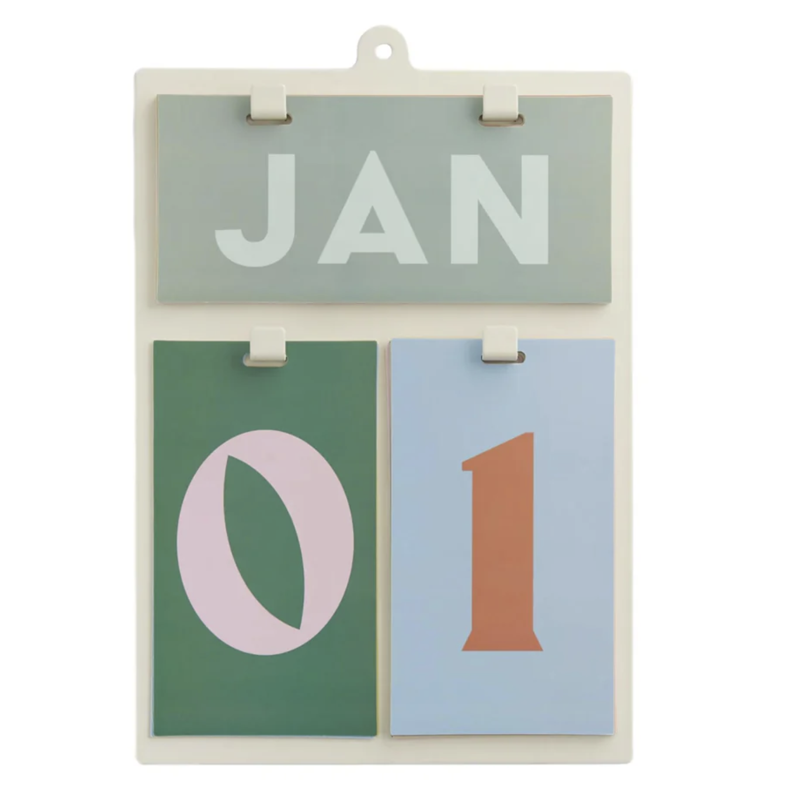 Perpetual Wall Calendar - Rock Paper Scissors