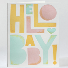 Happy Hello Baby Card