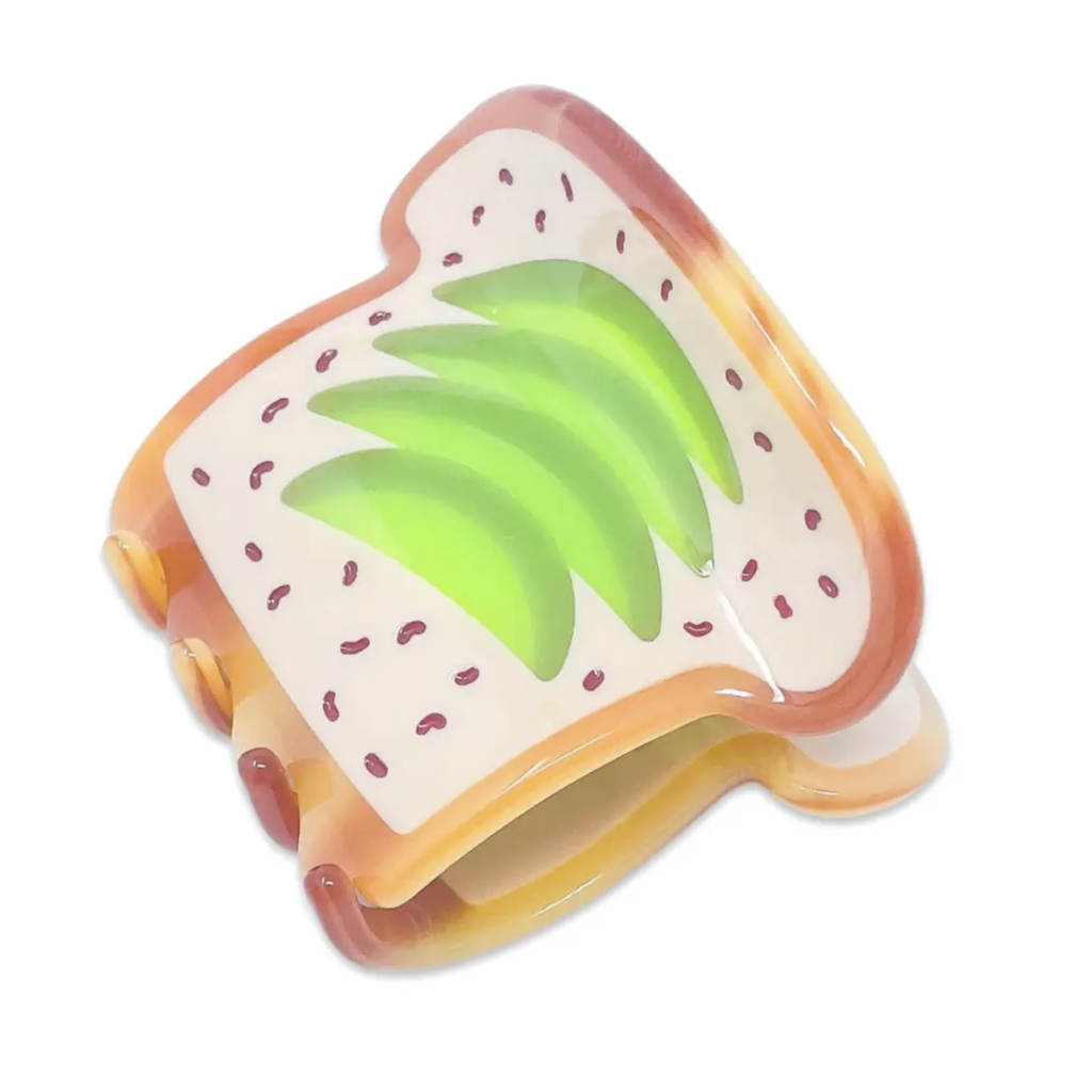 Avocado Toast Hair Claw Clip