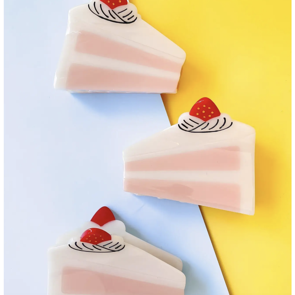 Midi Cake Slice Hair Claw Clip