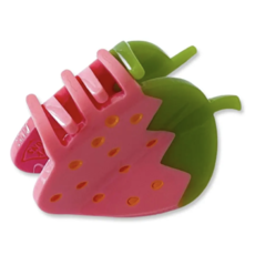 Mini Pink Strawberry Hair Claw Clip