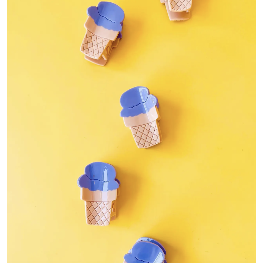 Mini Ice Cream Hair Claw Clip
