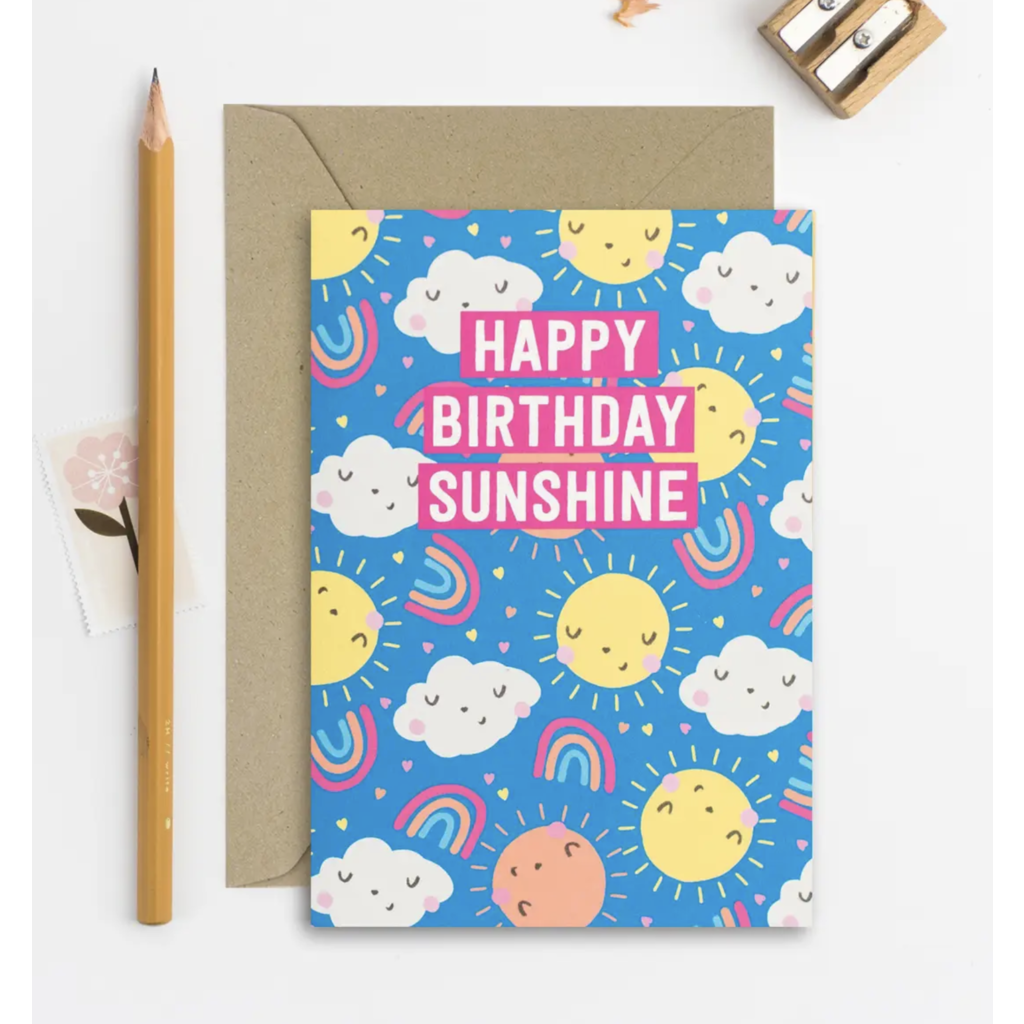 Happy Birthday Sunshine Card