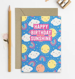 Happy Birthday Sunshine Card