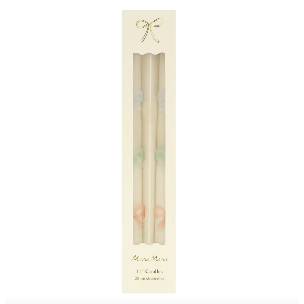 Multi Bows Taper Candles