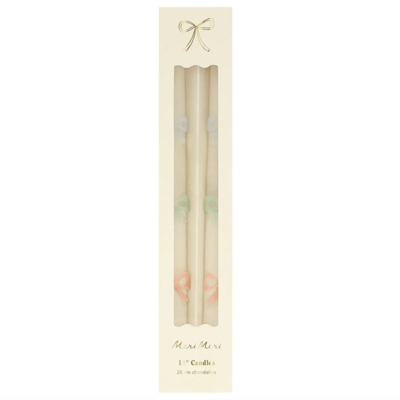 Multi Bows Taper Candles