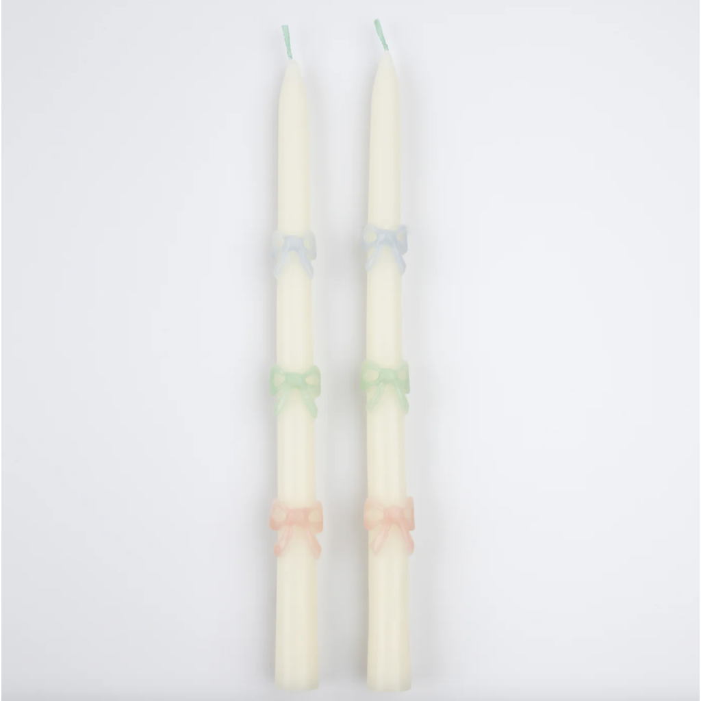 Multi Bows Taper Candles