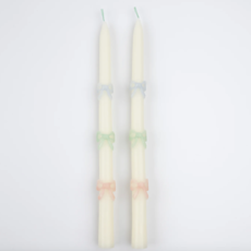 Multi Bows Taper Candles