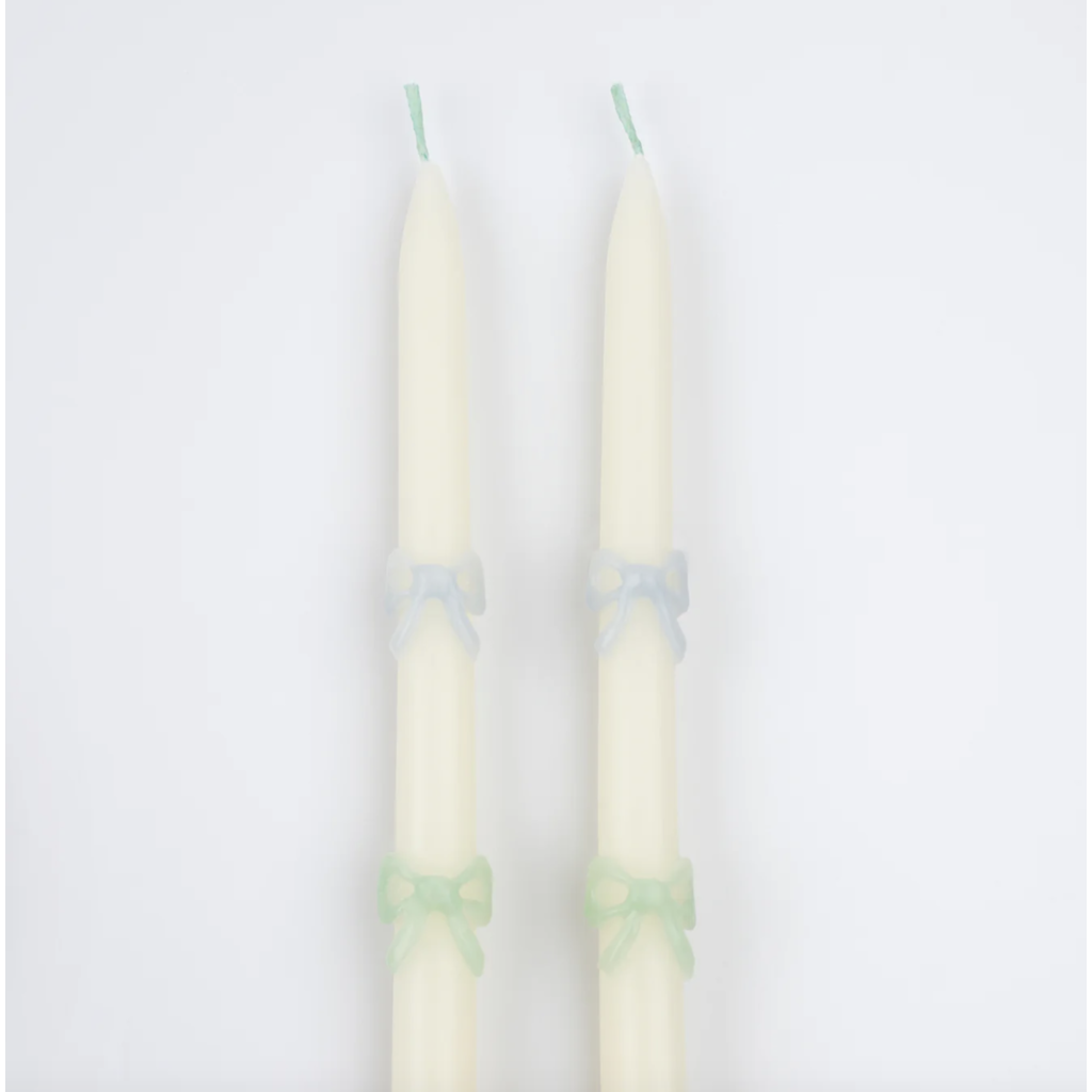 Multi Bows Taper Candles