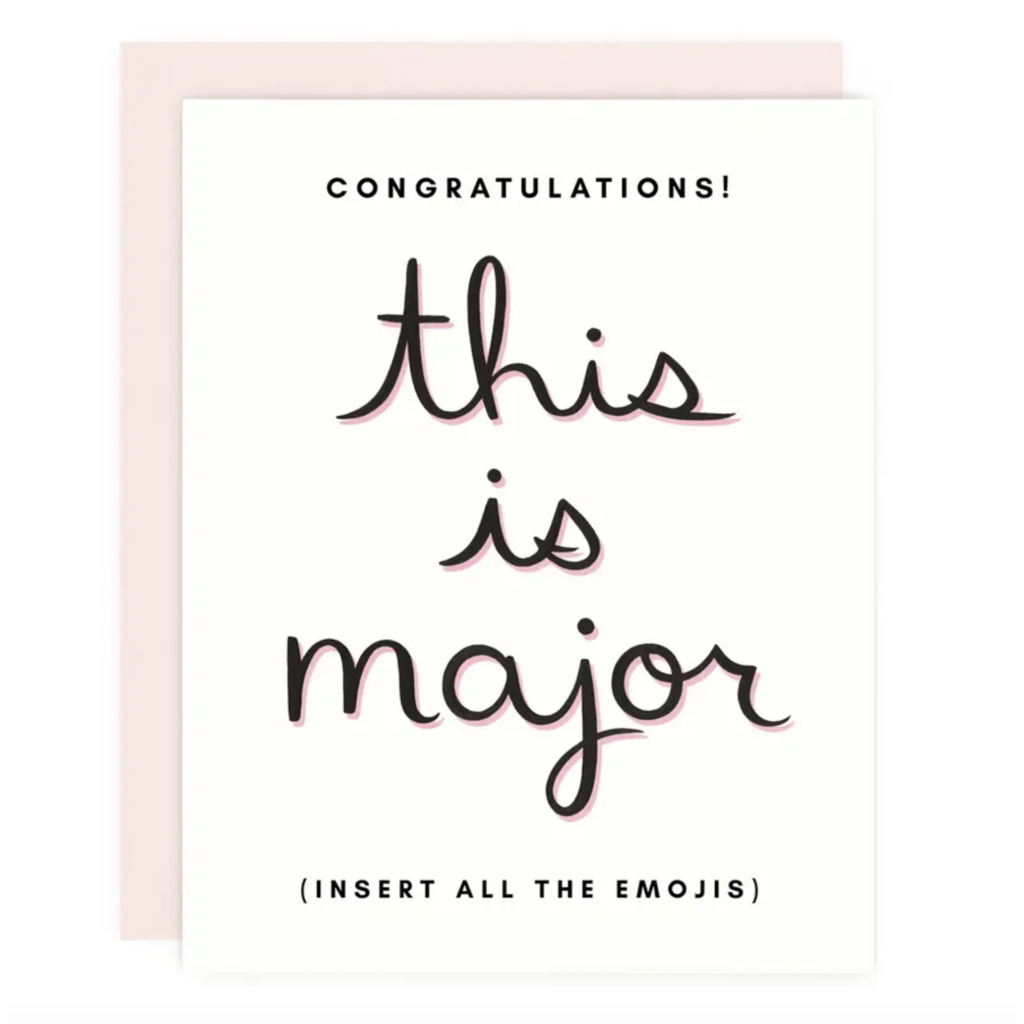 Major Congrats Card