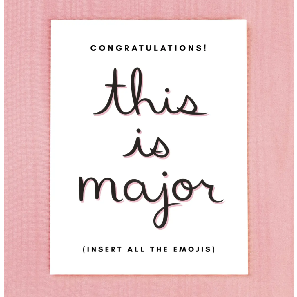 Major Congrats Card