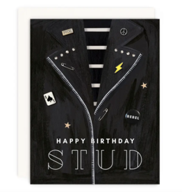 Happy Birthday Stud Card