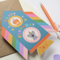 Rocket Birthday Card