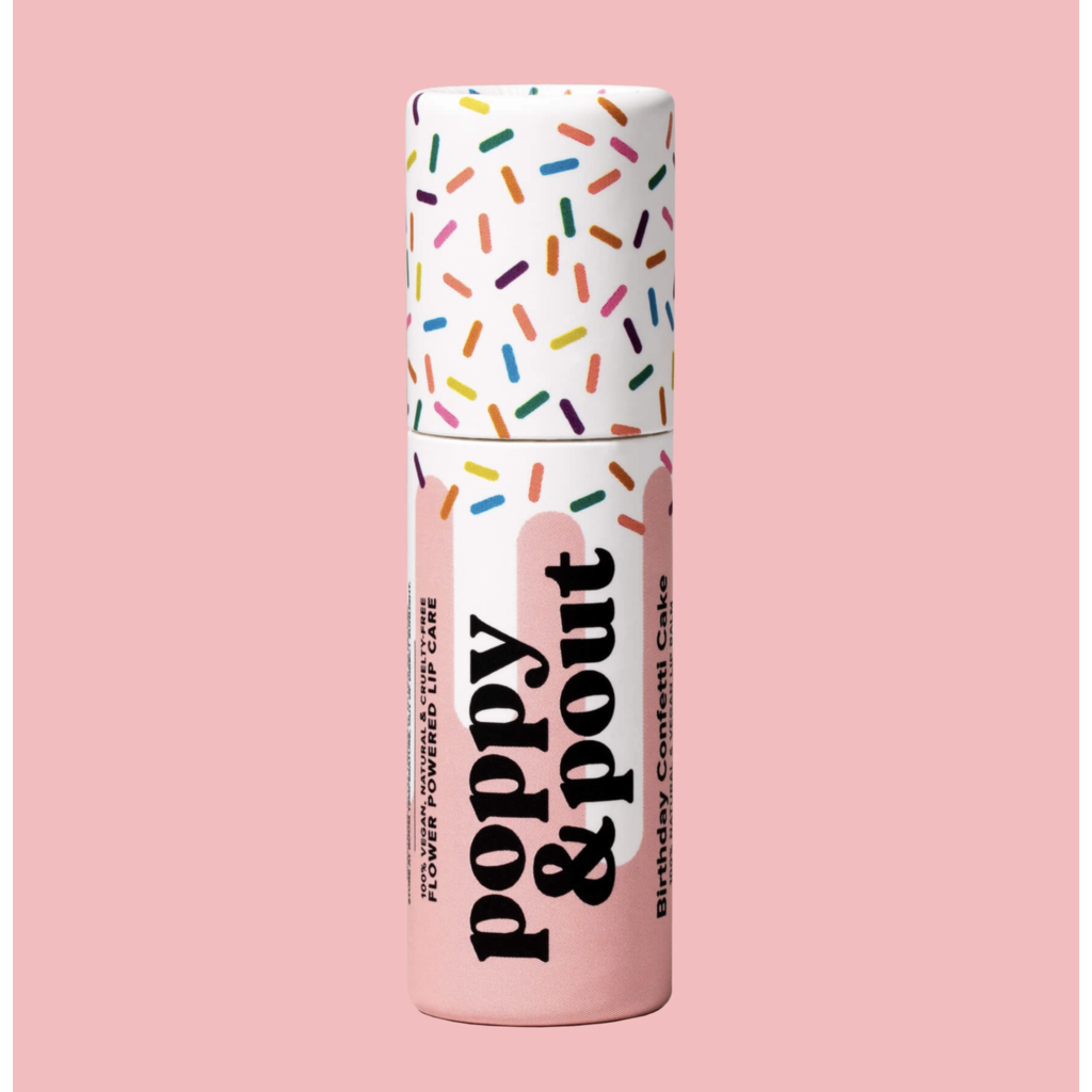 Pink Birthday Confetti Cake Lip Balm