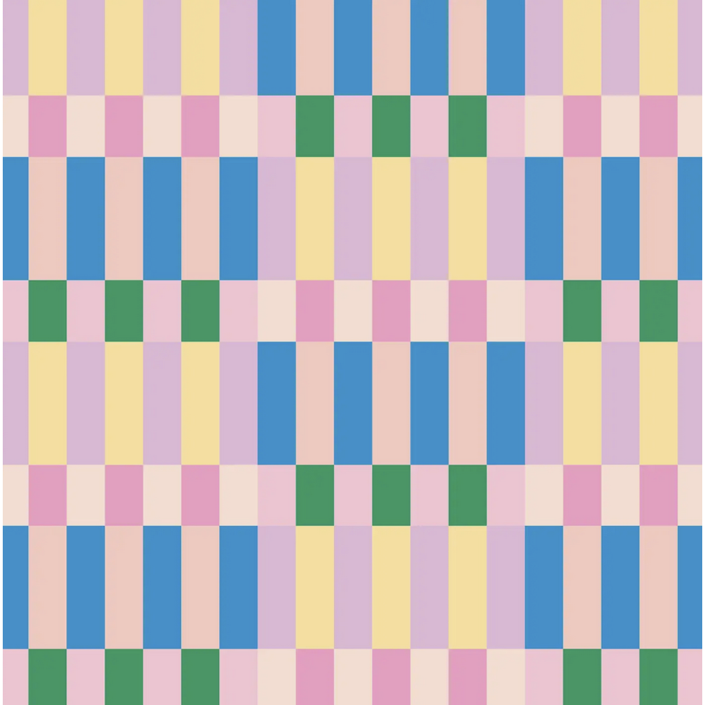 Roll of Bright Stripe Wrapping Paper - 3 Sheets
