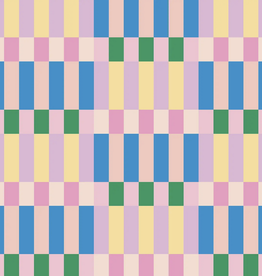 Roll of Bright Stripe Wrapping Paper - 3 Sheets