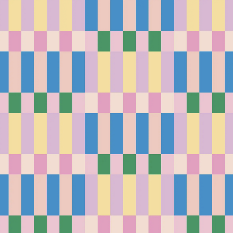 Roll of Bright Stripe Wrapping Paper - 3 Sheets