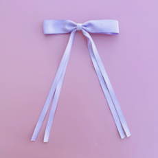 Satin Ribbon Hair Bow Clip