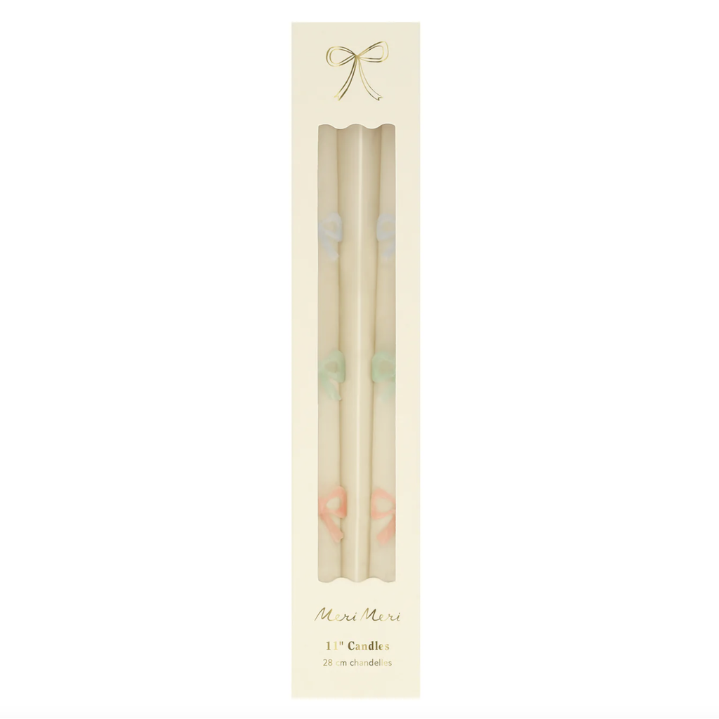 Multi Bows Taper Candles